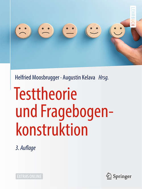 Book cover of Testtheorie und Fragebogenkonstruktion (3. Aufl. 2020) (Springer-lehrbuch Ser.)