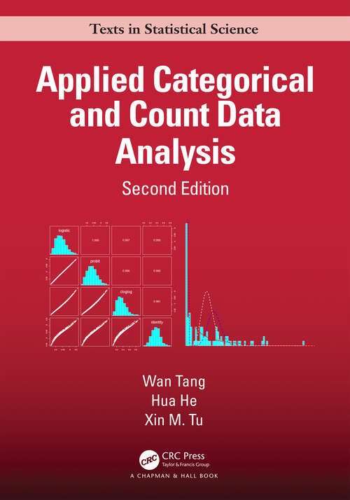 Book cover of Applied Categorical and Count Data Analysis (2) (Chapman & Hall/CRC Texts in Statistical Science)
