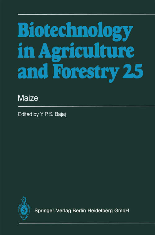 Book cover of Maize (1994) (Biotechnology in Agriculture and Forestry #25)