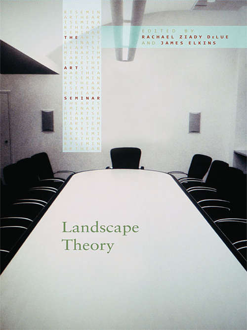 Book cover of Landscape Theory (The Art Seminar)