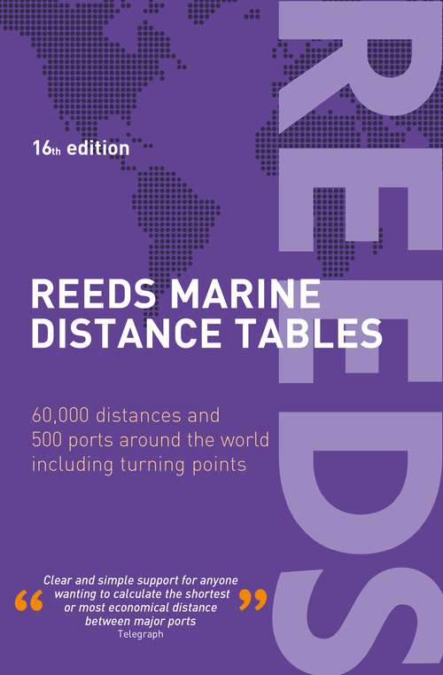Book cover of Reeds Marine Distance Tables 16th edition