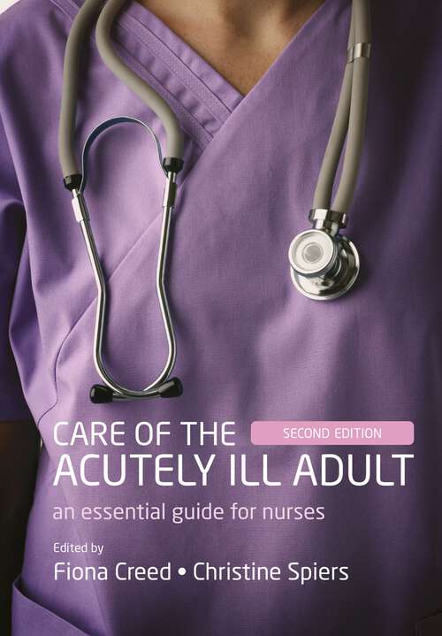 Book cover of Care of the Acutely Ill Adult