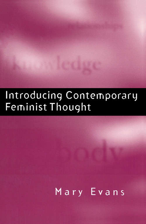 Book cover of Introducing Contemporary Feminist Thought