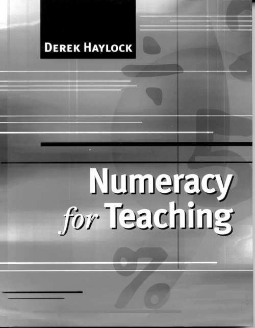 Book cover of Numeracy for Teaching (PDF)