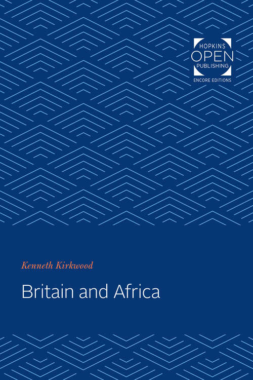 Book cover of Britain and Africa