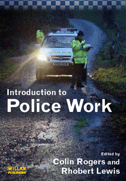 Book cover of Introduction to Police Work