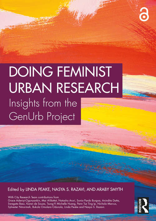 Book cover of Doing Feminist Urban Research: Insights from the GenUrb Project