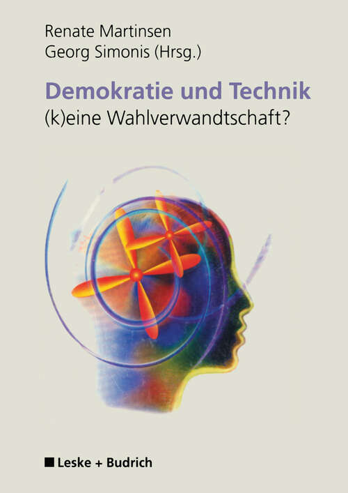 Book cover of Demokratie und Technik —(k)eine Wahlverwandtschaft? (2000)