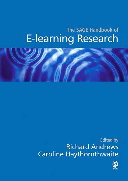 Book cover of The SAGE Handbook of E-learning Research (PDF)
