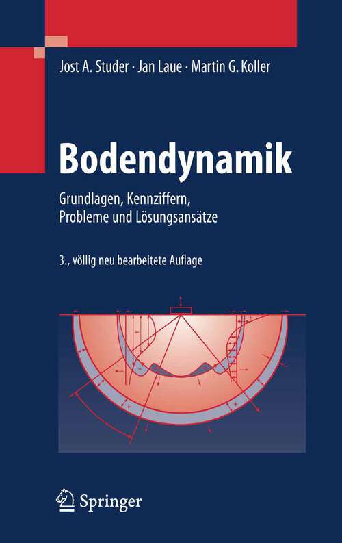 Book cover of Bodendynamik: Grundlagen, Kennziffern, Probleme und Lösungsansätze (3., völlig neubearb. Aufl. 2008)