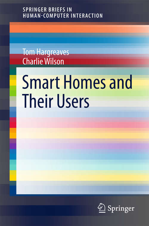 Book cover of Smart Homes and Their Users (Human–Computer Interaction Series)