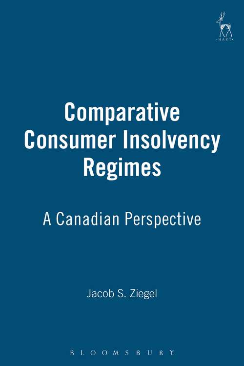 Book cover of Comparative Consumer Insolvency Regimes: A Canadian Perspective