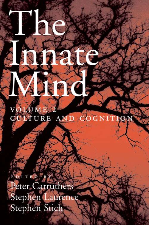 Book cover of The Innate Mind: Volume 2: Culture and Cognition (Evolution and Cognition)