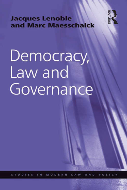 Book cover of Democracy, Law and Governance