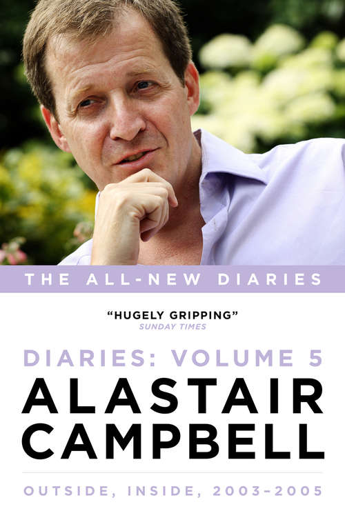 Book cover of Diaries Volume 5: Outside, Inside, 2003–2005