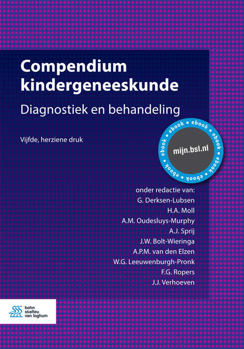 Book cover of Compendium kindergeneeskunde: Diagnostiek en behandeling (5th ed. 2018)