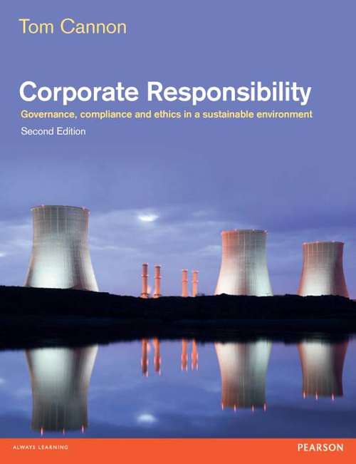 Book cover of Corporate Responsibility: Governance, Compliance And Ethics In A Sustainable Environment