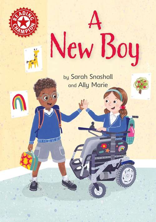 Book cover of A New Boy: Independent Reading Non-fiction Red 2 (Reading Champion #516)