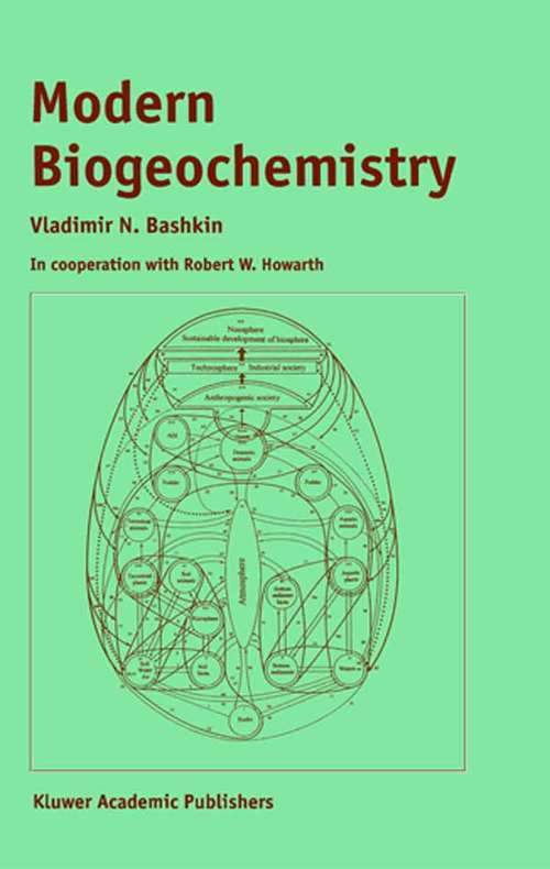 Book cover of Modern Biogeochemistry: Environmental Risk Assessment (2002)