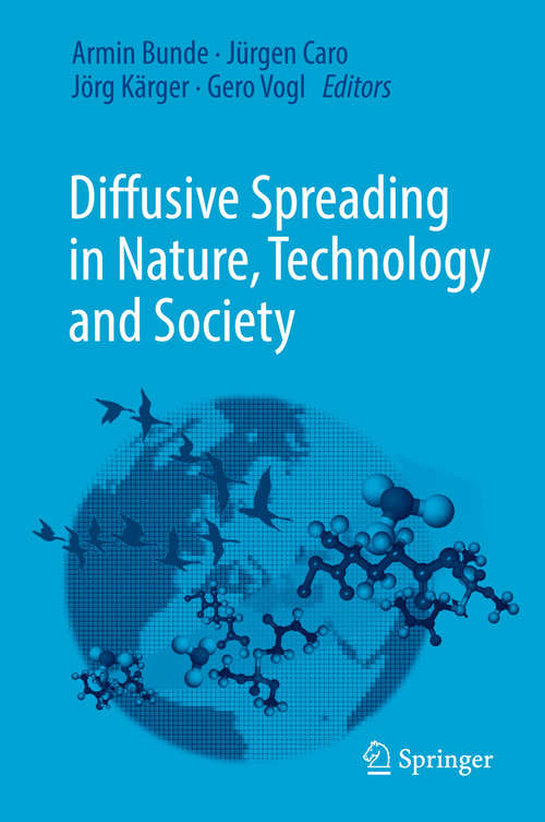 Book cover of Diffusive Spreading in Nature, Technology and Society