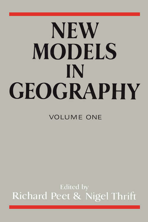 Book cover of New Models In Geog V 1