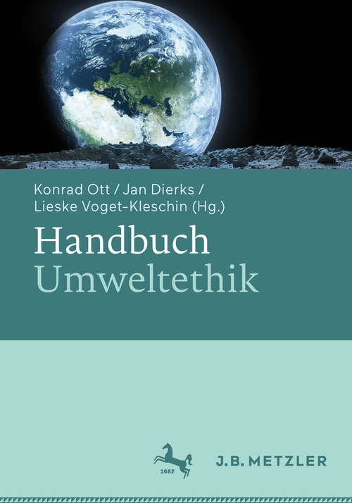 Book cover of Handbuch Umweltethik (1. Aufl. 2016)