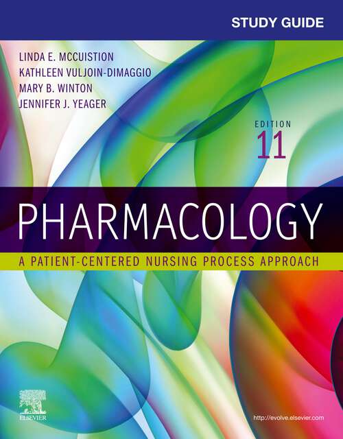 Book cover of Study Guide for Pharmacology - E-Book: Study Guide for Pharmacology - E-Book (11)