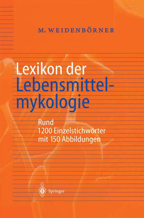 Book cover of Lexikon der Lebensmittelmykologie (2000)