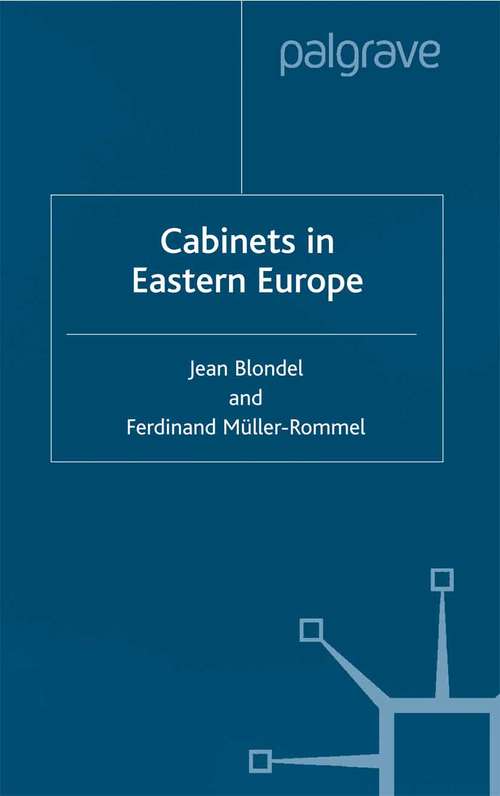 Book cover of Cabinets in Eastern Europe (2001)