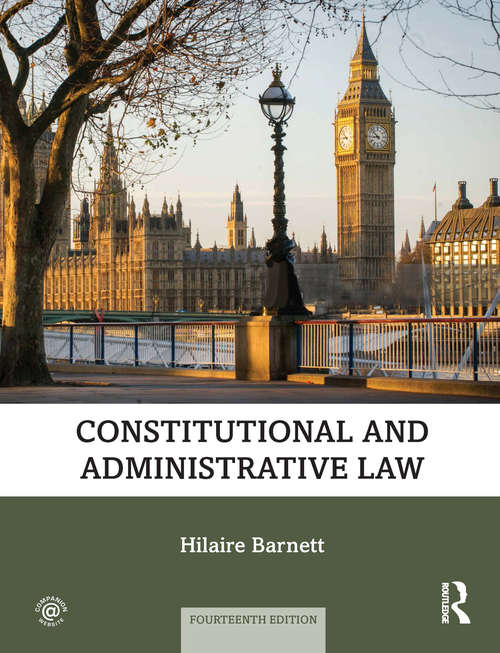 Book cover of Constitutional and Administrative Law (14)