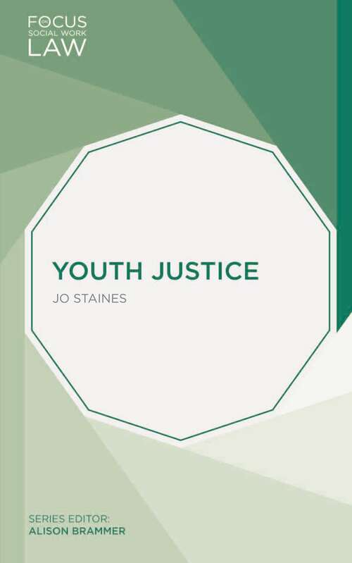 Book cover of Youth Justice (Focus on Social Work Law)