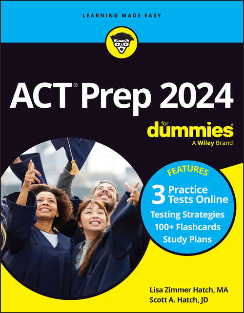 Book cover of ACT Prep 2024 For Dummies with Online Practice (10)