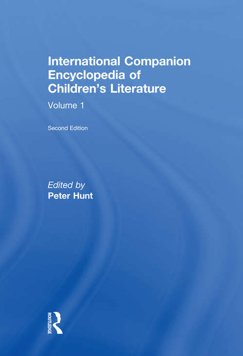 Book cover of Intl Comp Ency Child Lit E2 V1