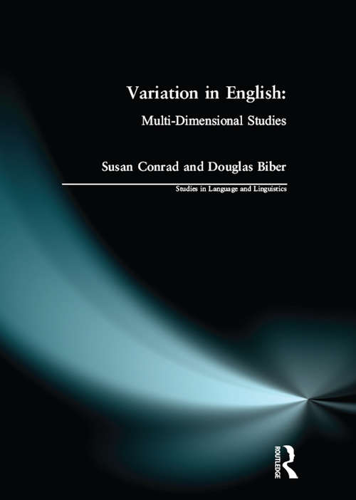 Book cover of Variation in English: Multi-Dimensional Studies (Studies in Language and Linguistics)
