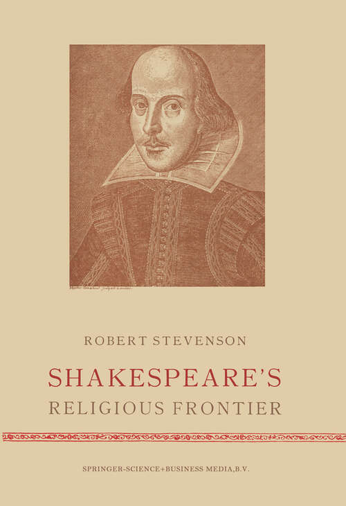 Book cover of Shakespeare’s Religious Frontier (1958)