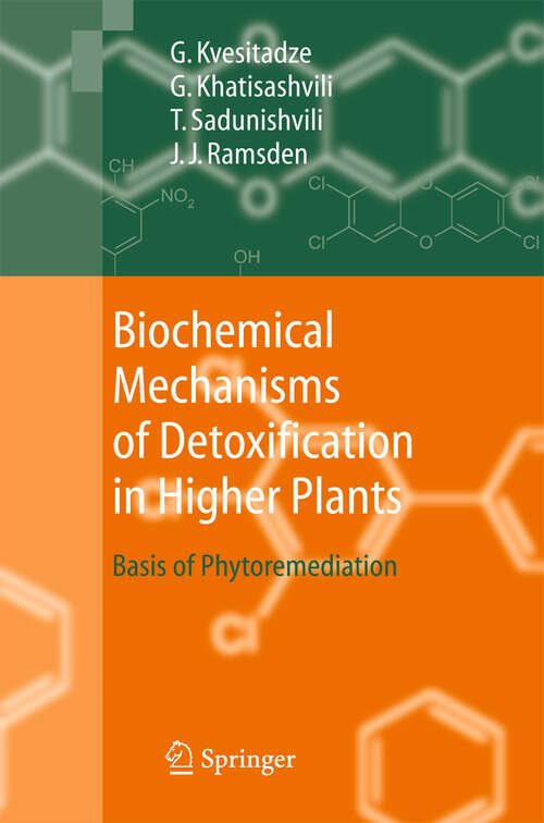 Book cover of Biochemical Mechanisms of Detoxification in Higher Plants: Basis of Phytoremediation (2006)