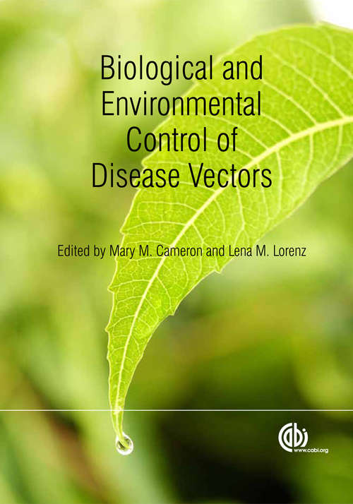 Book cover of Biological and Environmental Control of Disease Vectors