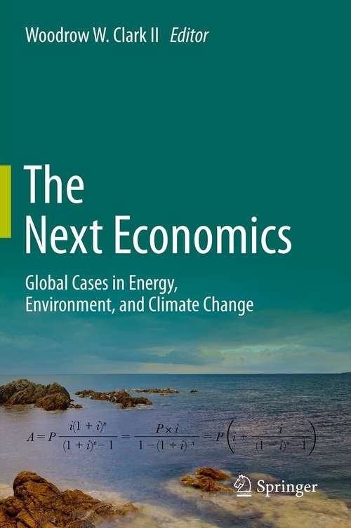 Book cover of The Next Economics: Global Cases in Energy, Environment, and Climate Change (2013)