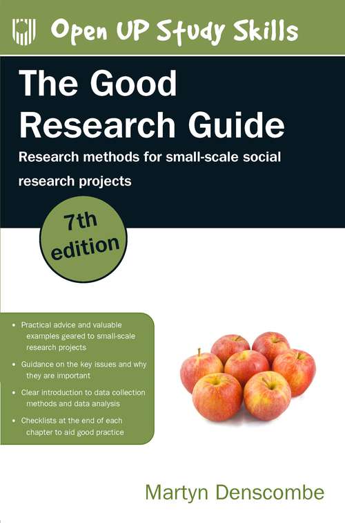 Book cover of The Good Research Guide: Research Methods for Small-Scale Social Research Projects