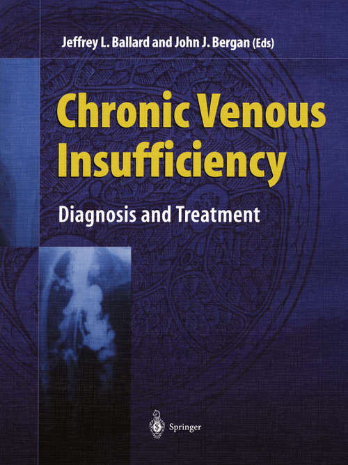 Book cover of Chronic Venous Insufficiency: Diagnosis and Treatment (2000)