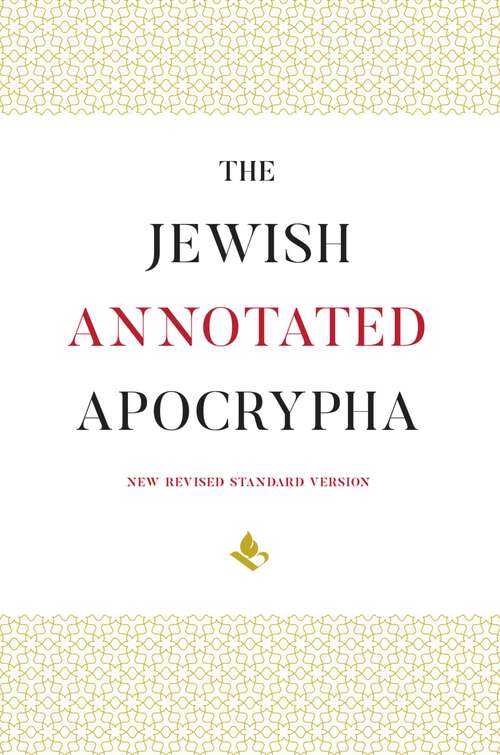 Book cover of The Jewish Annotated Apocrypha