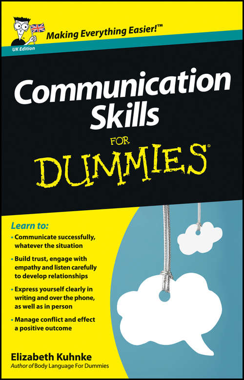 Book cover of Communication Skills For Dummies (UK Edition)