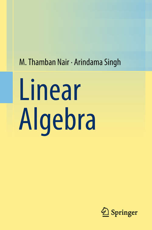 Book cover of Linear Algebra