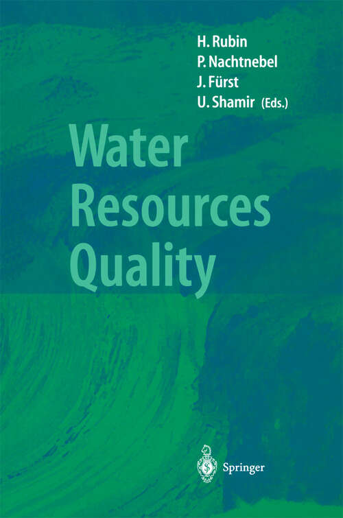Book cover of Water Resources Quality: Preserving the Quality of our Water Resources (2002)