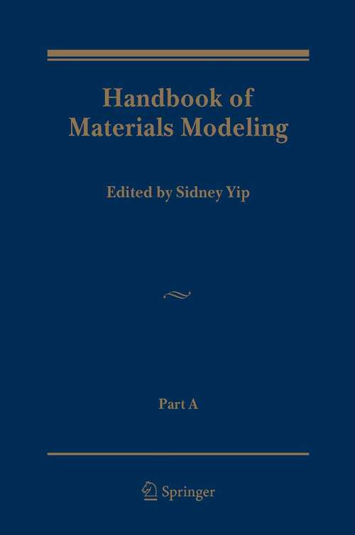 Book cover of Handbook of Materials Modeling (2005)