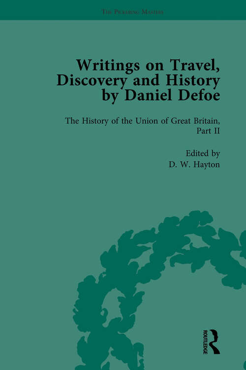 Book cover of Writings on Travel, Discovery and History by Daniel Defoe, Part II vol 8