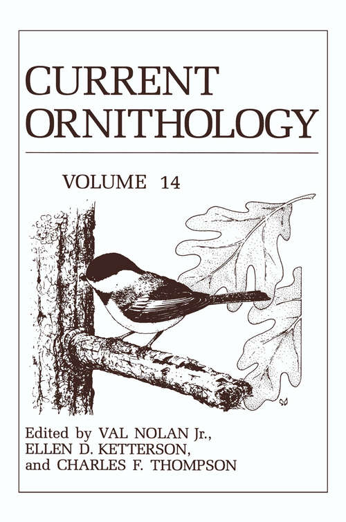 Book cover of Current Ornithology (1997) (Current Ornithology #14)