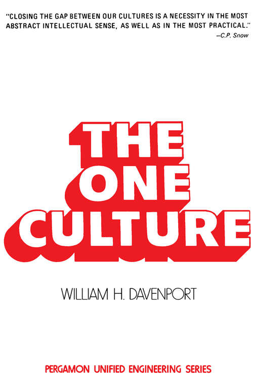 Book cover of The One Culture