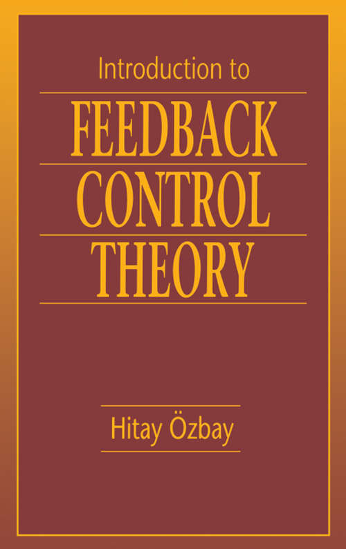 Book cover of Introduction to Feedback Control Theory