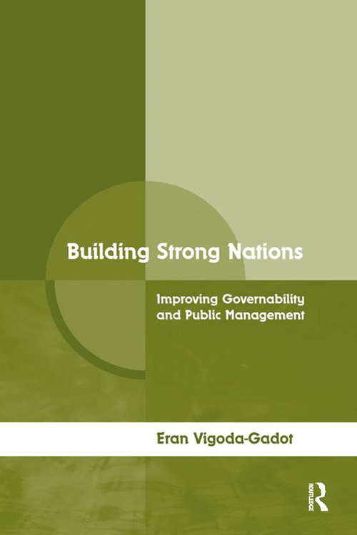 Book cover of Building Strong Nations: Improving Governability and Public Management